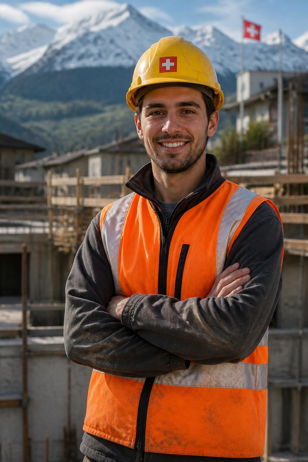 Lavoratore edile in Svizzera